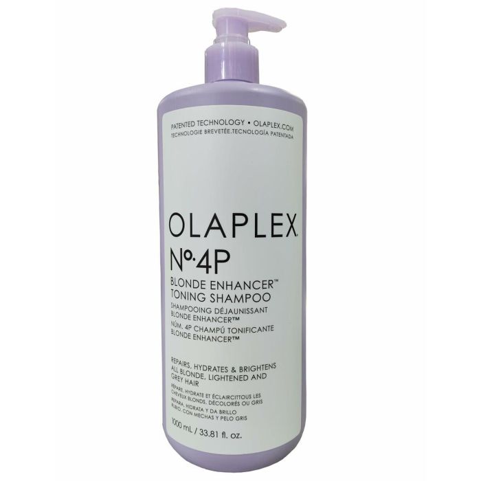 Olaplex Nº4P BOND MAINTENANCE Champú Violeta Tonificante 1000 ml con Tecnología Bond Building para Cabello Teñido y con Mechas