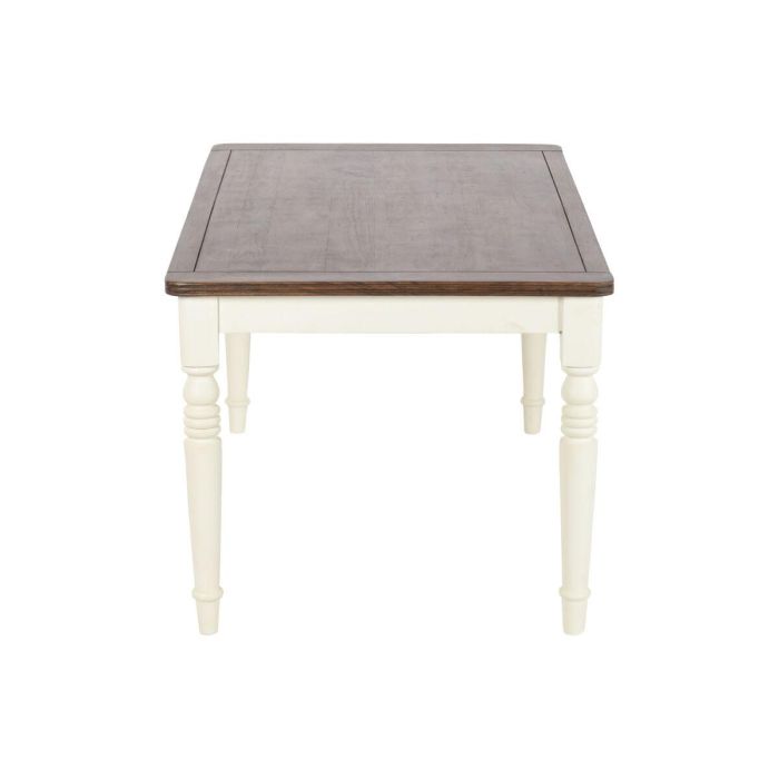 DKD Home Decor Mesa Comedor Tradicional Crema Marron 90 x 76 x 160 cm 9