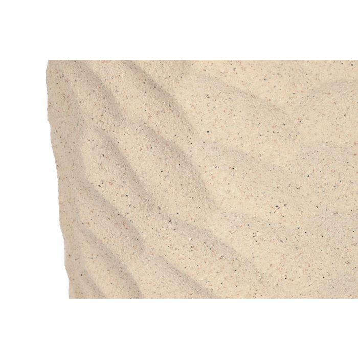 DKD Home Decor Macetero de Fibra de Vidrio Beige 36.5 x 36.5 x 61 cm 2