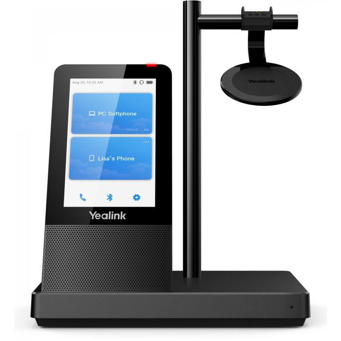 Yealink WH66 Dual UC DECT Auriculares Binaurales Inalámbricos para Oficina USB con Estación de Carga y Pantalla Táctil 3 Yealink WH66 Dual UC DECT Auriculares Binaurales Inalámbricos para Oficina USB con Estación de Carga y Pantalla Táctil 3