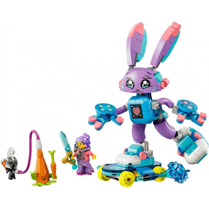 LEGO 71490 DREAMZzz Izzie y Bunchurro El Conejo Jugón Set de Construcción Articulado Transformable con Minifigura Izzie +7 Años 1 LEGO 71490 DREAMZzz Izzie y Bunchurro El Conejo Jugón Set de Construcción Articulado Transformable con Minifigura Izzie +7 Años 1