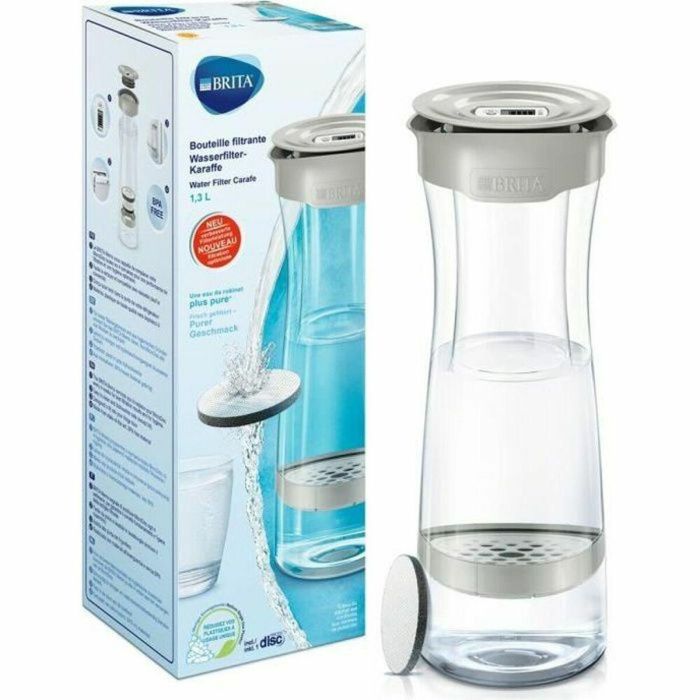 Brita Fill & Serve 1031311 Botella de filtro 1.3L - Gris pastel