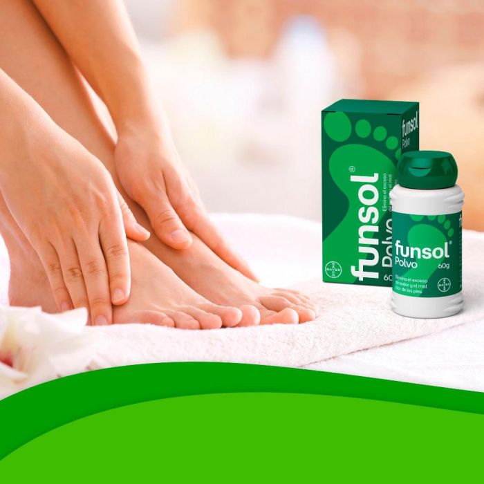 Funsol Polvo Desodorante para Pies 60 gr - Elimina Sudor y Mal Olor, Frescura Duradera 2