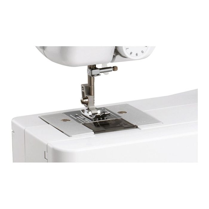 Brother J14s Máquina de coser mecánica automática de 14 programas, color blanco 2