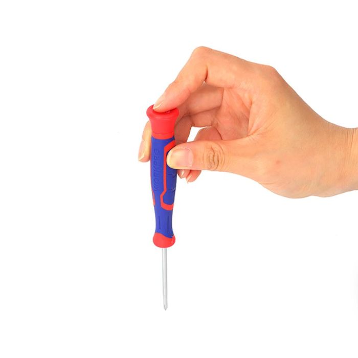 Workpro Juego de Destornilladores de Precisión 7 Piezas 3 Phillips + 4 Planos Cuerpo Cromo-Vanadio Punta Magnética Mango Ergonómico 3