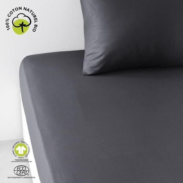 Today TOD3574643509536 Sábana bajera Algodón 160x200cm +30cm Carbón orgánico Today TOD3574643509536 Sábana bajera Algodón 160x200cm +30cm Carbón orgánico