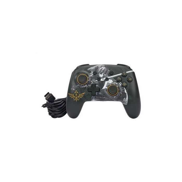 Mando con Cable PowerA Enhanced Battle-Ready Link para Nintendo Switch - NSGP0091-01, Oficial Nintendo, Botones Asignables, Cable USB-C 3m 6 Mando con Cable PowerA Enhanced Battle-Ready Link para Nintendo Switch - NSGP0091-01, Oficial Nintendo, Botones Asignables, Cable USB-C 3m 6