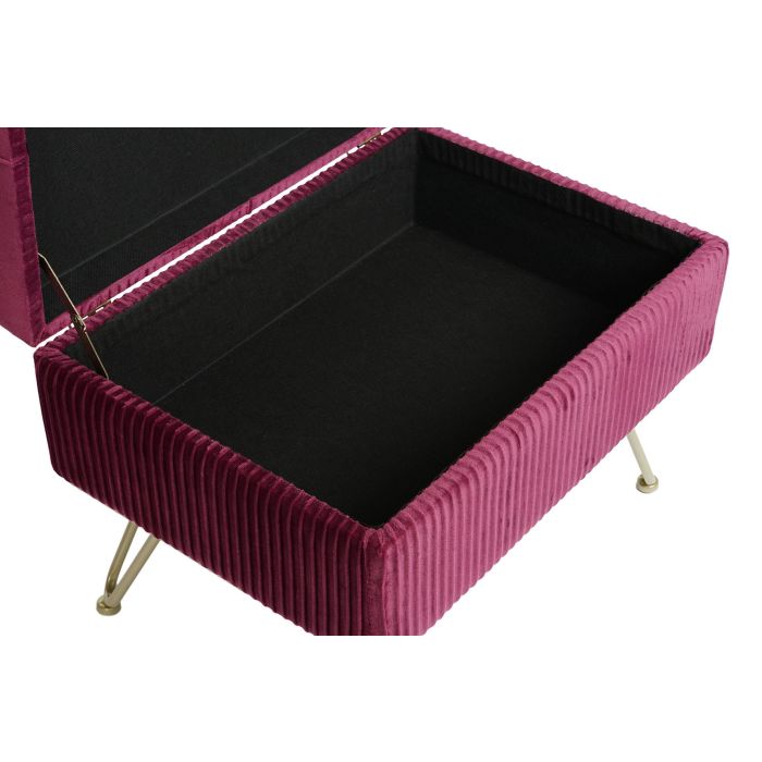 DKD Home Decor Descalzadora Granate Dorado 42 x 44 x 110 cm Set de 3 5