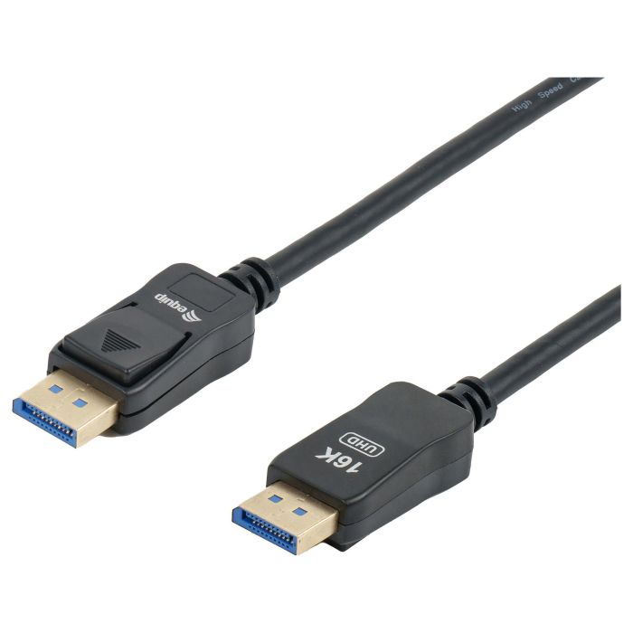 EQUIP Cable DisplayPort 2.1 119272, 2 metros, 16K/60Hz, 40Gbps, HDCP, HDR, DisplayPort Macho a Macho 1 EQUIP Cable DisplayPort 2.1 119272, 2 metros, 16K/60Hz, 40Gbps, HDCP, HDR, DisplayPort Macho a Macho 1