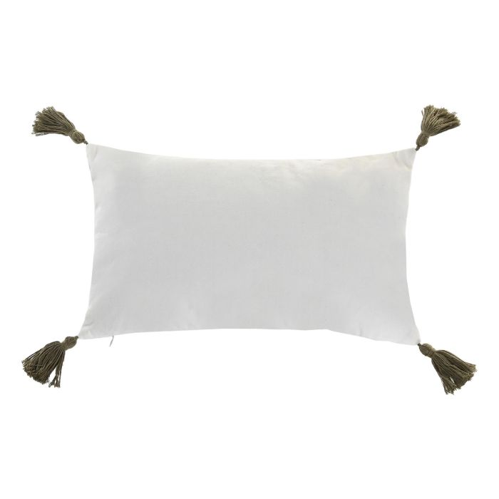 Cojin Urban DKD Home Decor Blanco Verde 30 x 50 cm (2 Unidades) 3