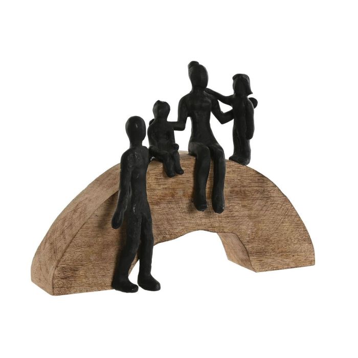 Figura Urban DKD Home Decor Negro Marron 9 x 20 x 26.5 cm