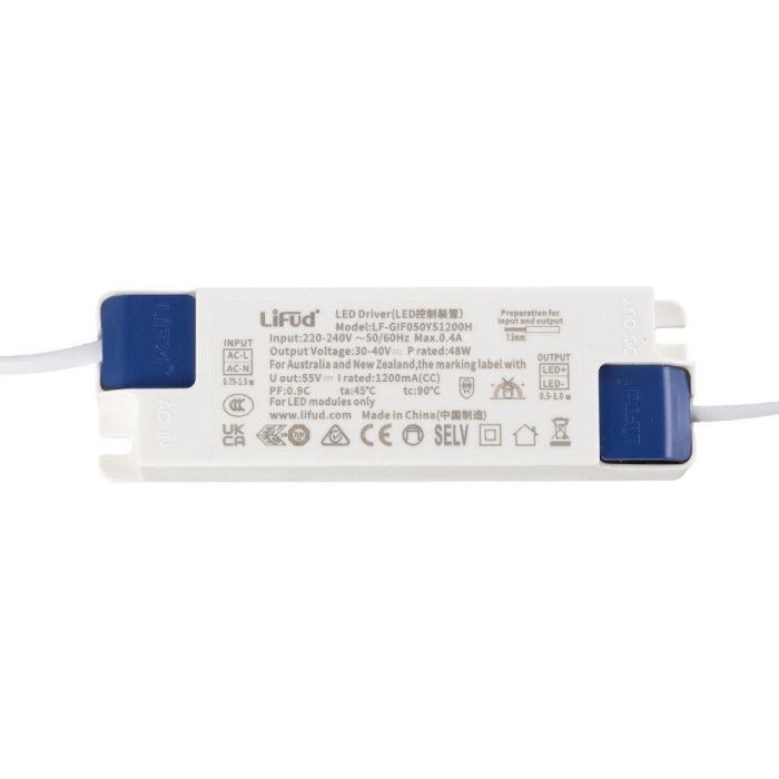Panel LED 50W 5000Lm 6000ºK 120X30Cm   40.000H Driver Lifud [HO-PBD-30120-LI-CW] 1