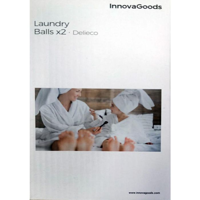 Bolas para Lavar la Ropa sin Detergente Delieco InnovaGoods Pack de 2 uds 9 Bolas para Lavar la Ropa sin Detergente Delieco InnovaGoods Pack de 2 uds 9