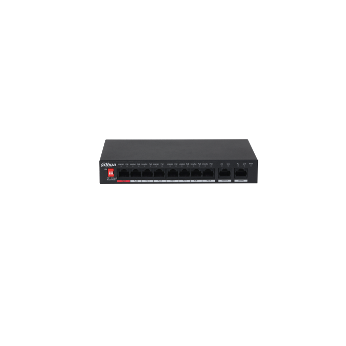 (Dh-Pfs3010-8Et-96-V2) Dahua Switch Hi-Poe 2.0 8 Puertos + 2 Uplink Rj45 1 (Dh-Pfs3010-8Et-96-V2) Dahua Switch Hi-Poe 2.0 8 Puertos + 2 Uplink Rj45 1