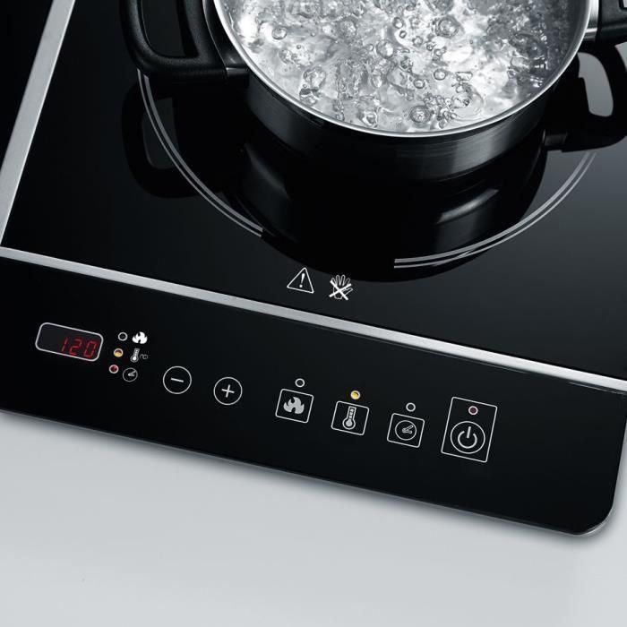 Severin 1031 Placa de doble inducción independiente Negra 3400W, 2 zonas Ø 21cm, superficie cerámica con pantalla digital 1 Severin 1031 Placa de doble inducción independiente Negra 3400W, 2 zonas Ø 21cm, superficie cerámica con pantalla digital 1