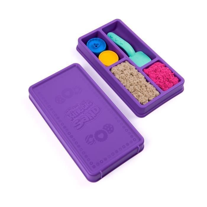 Kinetic Sand 6071549 Kit Caja de Galletas de Arena Mágica para Niños con 227g, Moldes, Espátula y Caja de Almacenamiento +3 años Kinetic Sand 6071549 Kit Caja de Galletas de Arena Mágica para Niños con 227g, Moldes, Espátula y Caja de Almacenamiento +3 años
