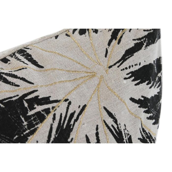 Cojín Home ESPRIT Negro Boho Palmera 45 x 5 x 45 cm 4 Cojín Home ESPRIT Negro Boho Palmera 45 x 5 x 45 cm 4