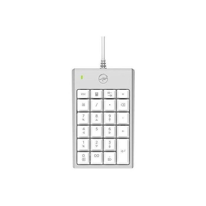 Mobility Lab AUC3700527305707 Teclado Numérico con Cable Plateado para Mac