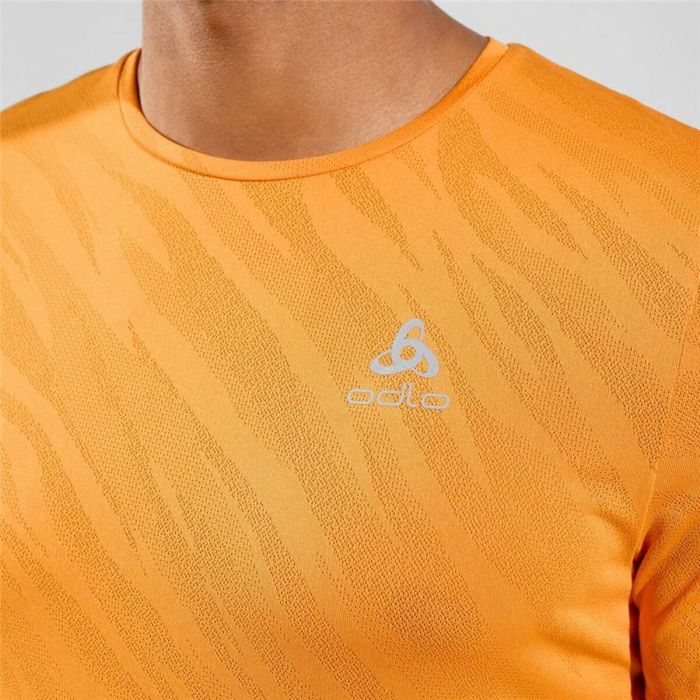 Camiseta de Manga Corta Unisex Odlo Zeroweight Enginee Naranja S 1