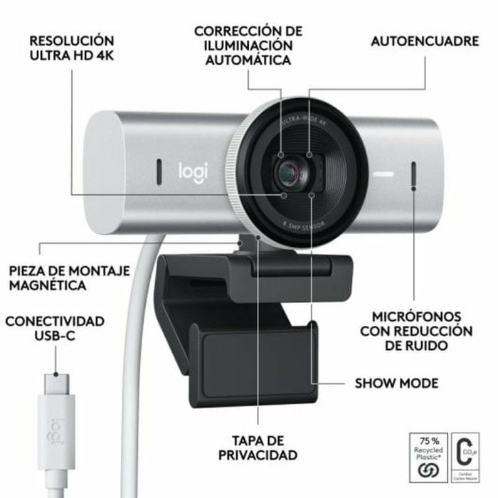 Webcam Logitech 4K Ultra HD 4