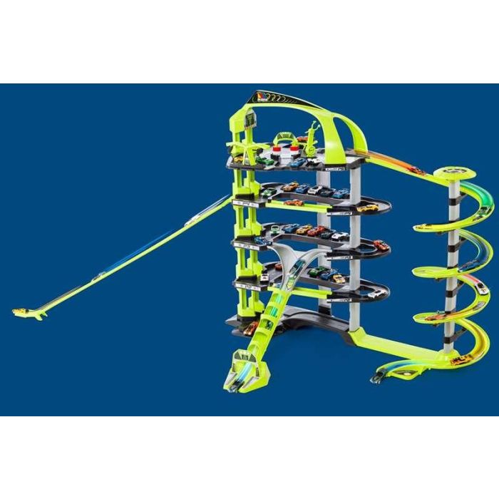 Molto Parking 5 plantas 152 cm de largo incluye 5 coches para niños a partir de 3 años 12