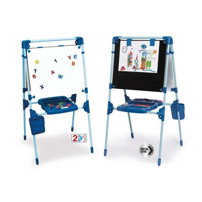 Pizarra 2 en 1 magnetica y para tizas 63x60x120 cm incluye 64 piezas 7 Pizarra 2 en 1 magnetica y para tizas 63x60x120 cm incluye 64 piezas 7