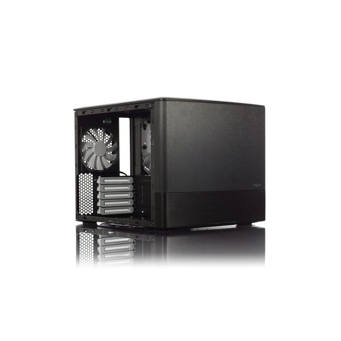 Fractal Design NODE 804 Cubo Negro PC con Ventiladores 120mm, Soporte para 2.5/3.5", Micro ATX - FD-CA-NODE-804-BL-W 5