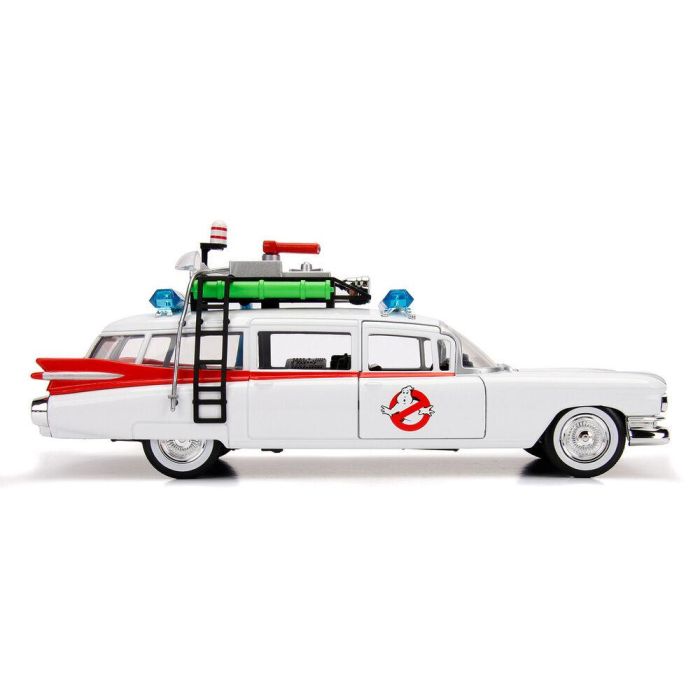 Jada Toys Réplica Coche Ecto Cazafantasmas 1:24 Metálico con Detalles Realistas Puertas y Capó Funcionales +8 Años 5