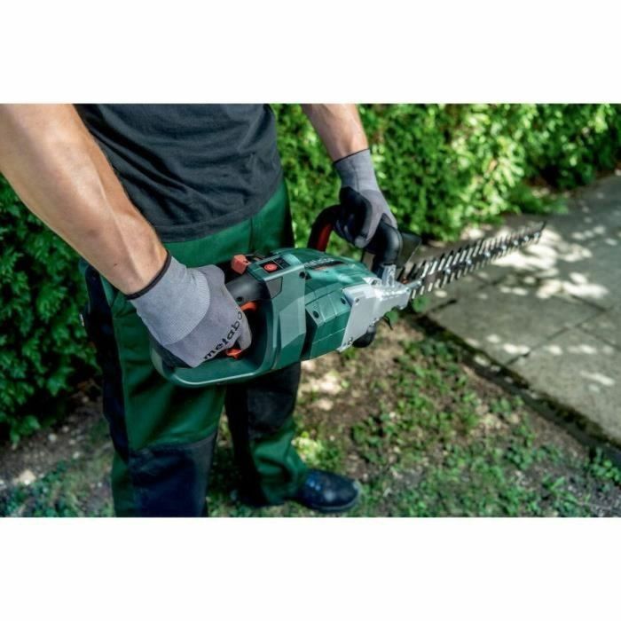 Metabo HS 18 LTX BL 75 Cortasetos a Batería con Motor sin Escobillas y Mango Giratorio, Protección de Cuchilla 3