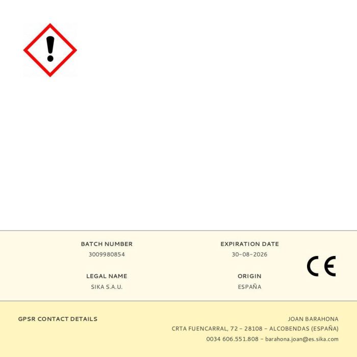 Sika Adhesivo y sellador sikaflex-11fc purform gris 300 ml 1 Sika Adhesivo y sellador sikaflex-11fc purform gris 300 ml 1