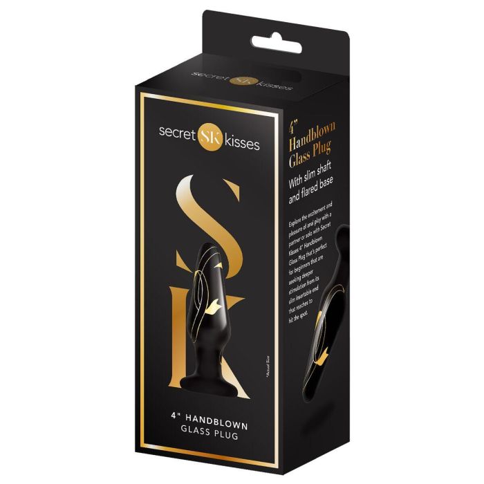Plug Anal Secret Kisses Negro (10,1 cm) 1 Plug Anal Secret Kisses Negro (10,1 cm) 1