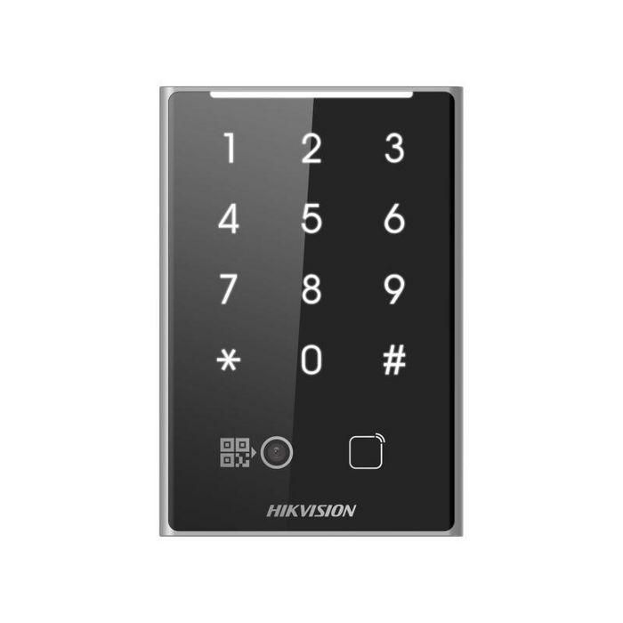 Hikvision Lector de proximidad con teclado para tarjetas Mifare/Desfire código QR bluetooth RS-485 Wiegand IP65 2 Hikvision Lector de proximidad con teclado para tarjetas Mifare/Desfire código QR bluetooth RS-485 Wiegand IP65 2