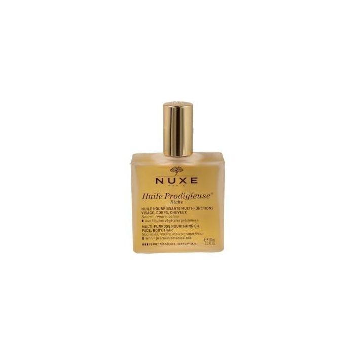 Nuxe Huile Prodigieuse Riche, Aceite Nutritivo Multifunción, 100ml