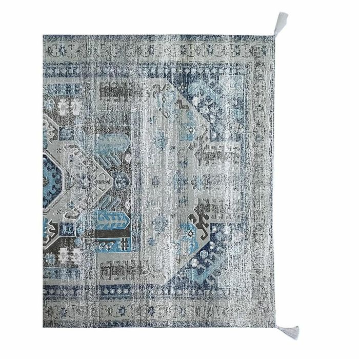 Alfombra Arabe DKD Home Decor Azul Beige 180 x 0.5 x 120 cm 1