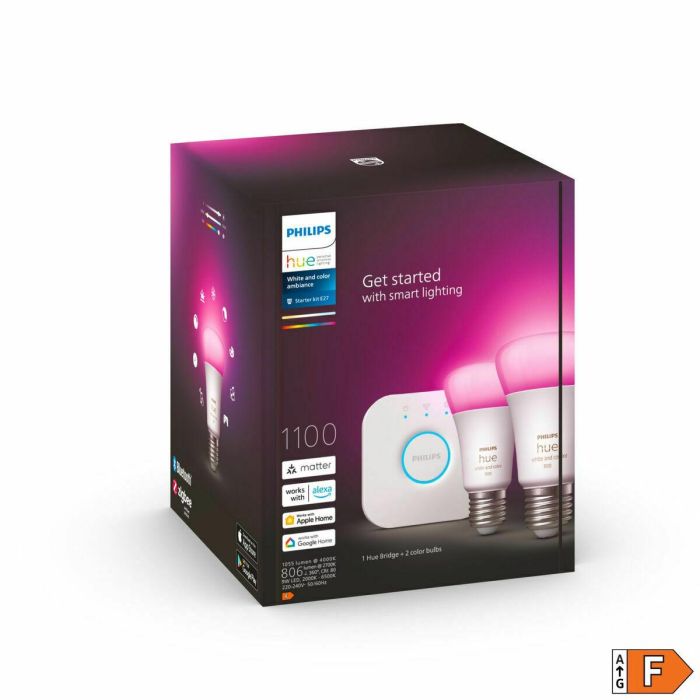 Philips Hue PHI8719514291492 White and Color Ambiance Bombilla LED E27 75W, Bluetooth, Compatible con Alexa, Google, HomeKit 3 Philips Hue PHI8719514291492 White and Color Ambiance Bombilla LED E27 75W, Bluetooth, Compatible con Alexa, Google, HomeKit 3