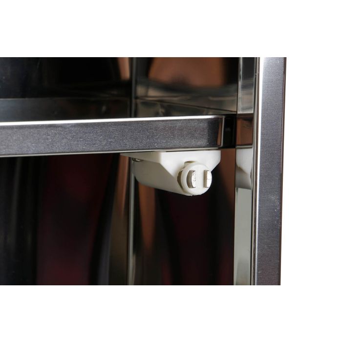 DKD Home Decor Botiquin Metalizado Metal y Espejo 30 x 30 x 12 cm (4 Unidades) 4