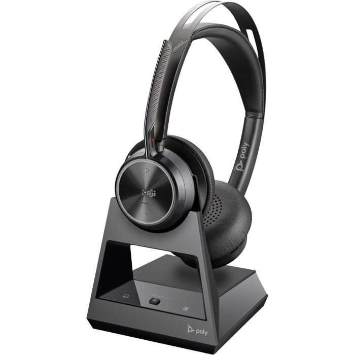 HP Poly VFOCUS2-M Microsoft Teams Certified USB-C Headset with charge stand HP Poly VFOCUS2-M Microsoft Teams Certified USB-C Headset with charge stand