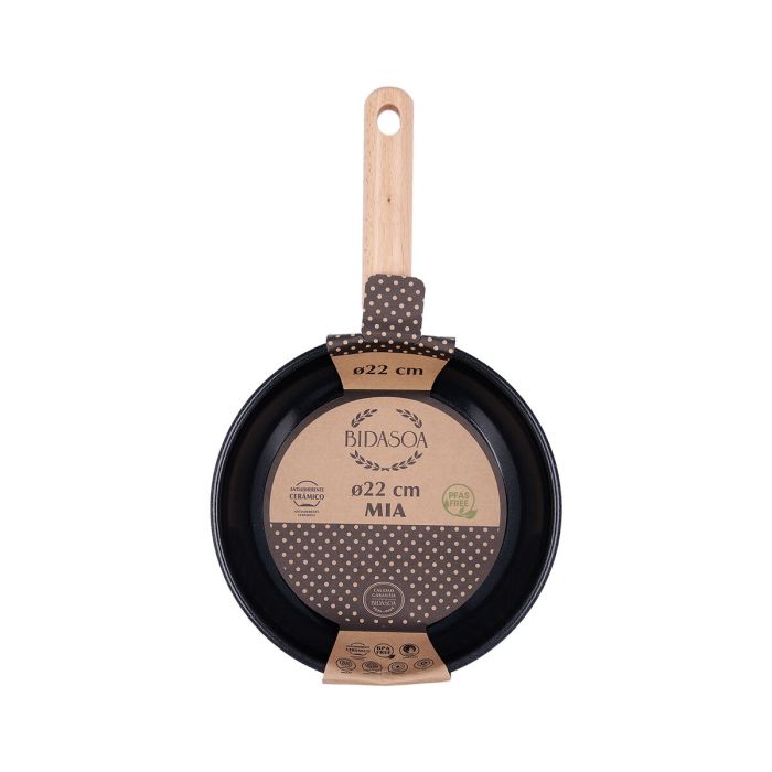 Sartén Bidasoa Mia Gris Metal Ø 22 cm (6 Unidades)