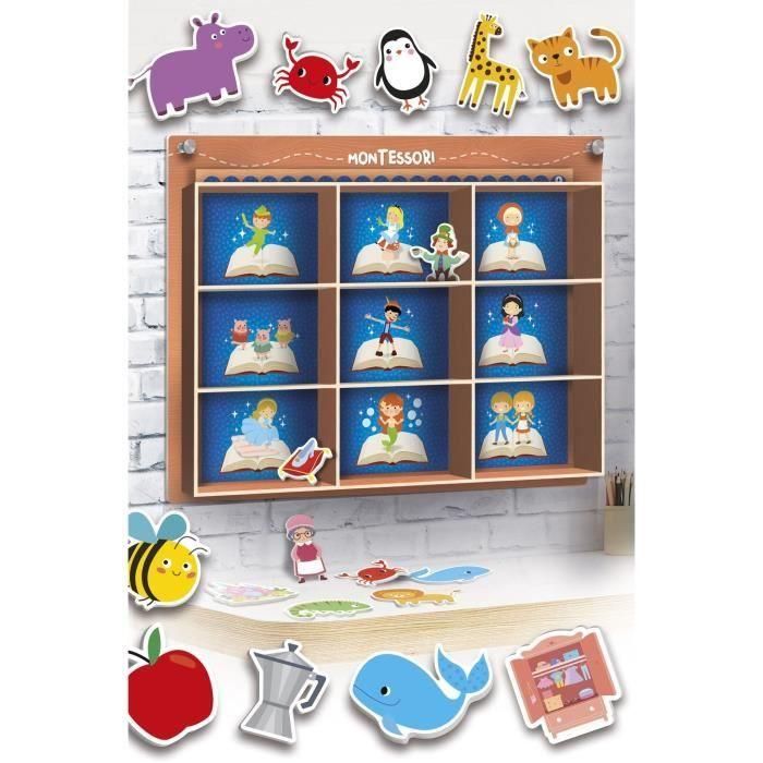 Lisciani Giochi LIS8008324103164 Robusto Tablón de Anuncios Montessori - Ideal para Actividades Educativas 2