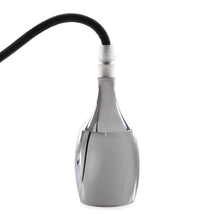 Pendel Lámpara Colgante E27 Cable Tela 1000mm 0.75mm² con Rosetón y Portalámparas Metálico, Fijación Techo - SC-MPL016 1