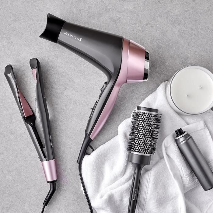 Set de peluquería Remington D5706, secador de pelo iónico Curl Confidence 2200W, cepillo de 45 mm, rejilla de cerámica, ligero, silencioso 3 Set de peluquería Remington D5706, secador de pelo iónico Curl Confidence 2200W, cepillo de 45 mm, rejilla de cerámica, ligero, silencioso 3