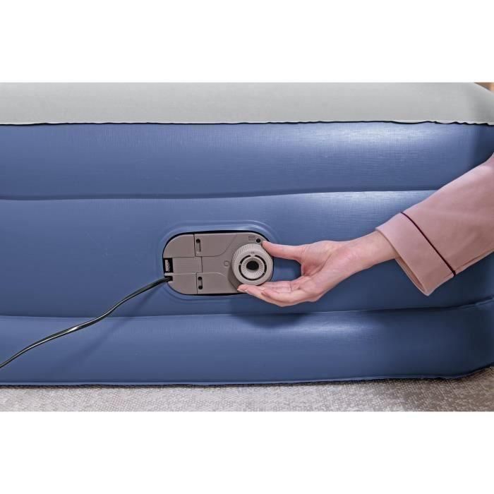 Cama inflable - BESTWAY - 67628 - 1 plaza - 191 x 97 x 46 cm, bomba eléctrica integrada, estructura de cama 5