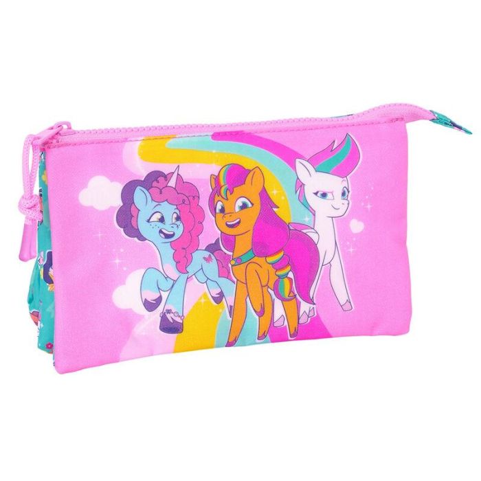 Safta Bolso Escolar Portatodo Triple My Little Pony Magic 120x220x30 mm 0 Safta Bolso Escolar Portatodo Triple My Little Pony Magic 120x220x30 mm 0