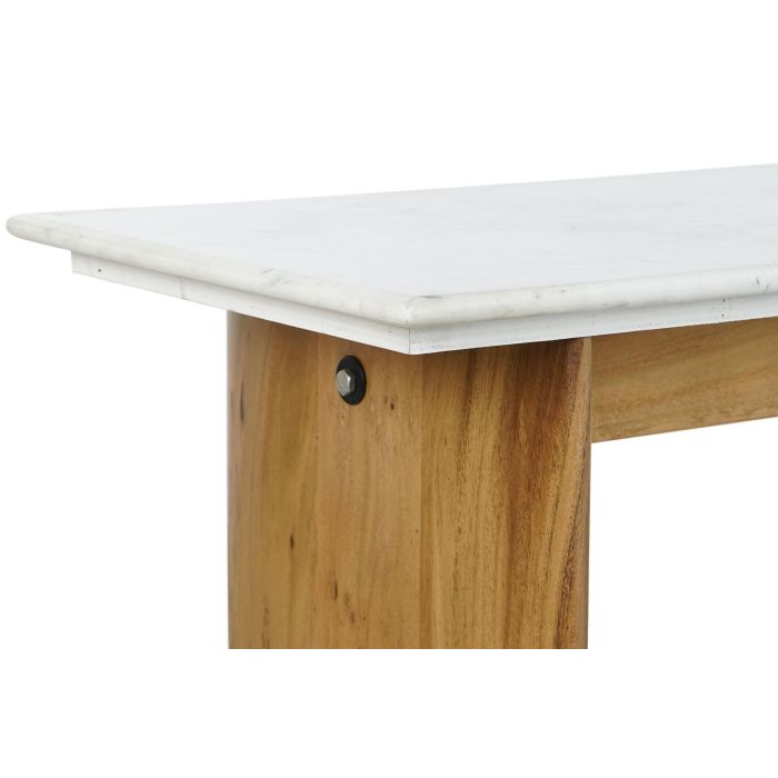Consola Scandi DKD Home Decor Blanco Marron 38 x 77 x 120 cm 2 Consola Scandi DKD Home Decor Blanco Marron 38 x 77 x 120 cm 2