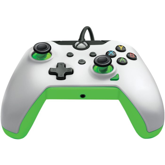 PDP Mando con cable Xbox Series X|S, Xbox One, PC - Blanco Neón - Gamepad Alámbrico USB para Windows 10/11 1