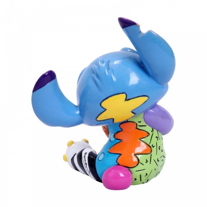 Enesco Figura Disney Stitch Estilo Britto en Resina Pintada a Mano - Arte Pop 3