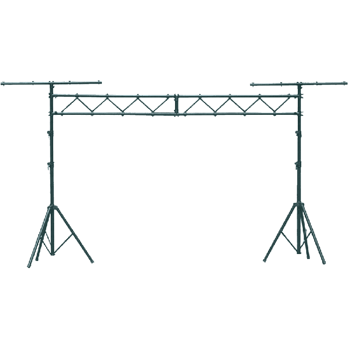 Estructura Montaje Luces - Dos Soportes Trípodes Con Barra Central 1 Estructura Montaje Luces - Dos Soportes Trípodes Con Barra Central 1
