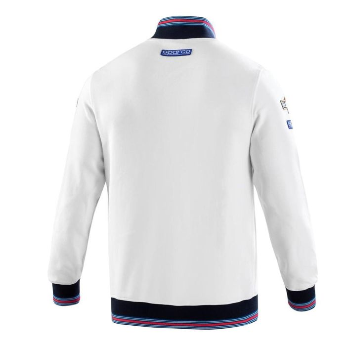 Sparco Sudadera Con Cremallera S01278MRBI0XS Blanca Algodón 1