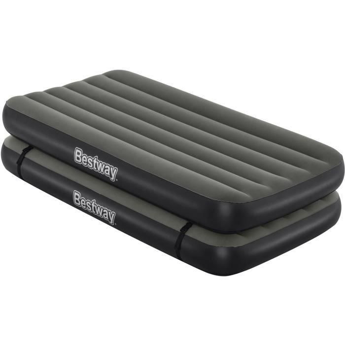 Cama 3 en 1 - BESTWAY - Airbed Tritech Connect and Rest - Camas individuales, cama elevada, cama king size - 188 x 99 x 25 cm - 150 kg máx. 3 Cama 3 en 1 - BESTWAY - Airbed Tritech Connect and Rest - Camas individuales, cama elevada, cama king size - 188 x 99 x 25 cm - 150 kg máx. 3