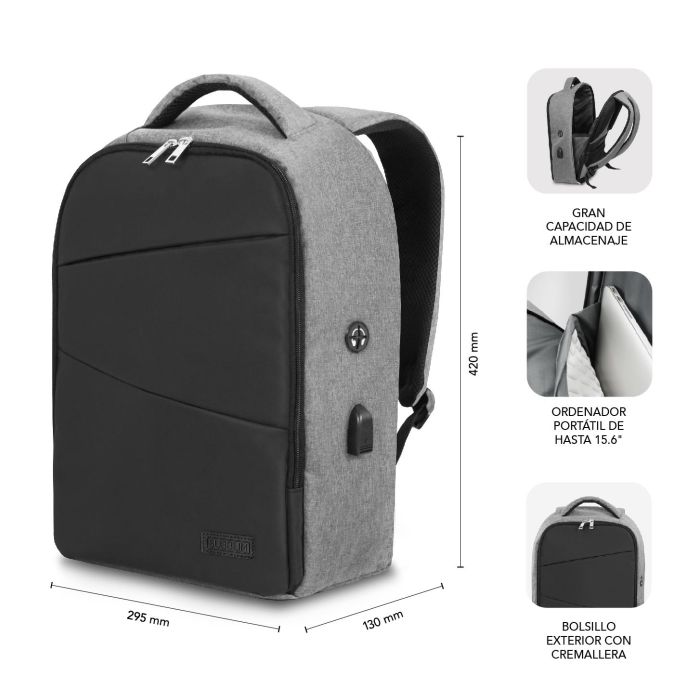 Mochila Antirrobo Secure V2 Ap Antitheft Backpack 16" Black 3